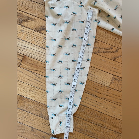 Unisex Vintage Champion Western Rodeo pattern long sleeve button up shirt in M - Picture 12 of 13